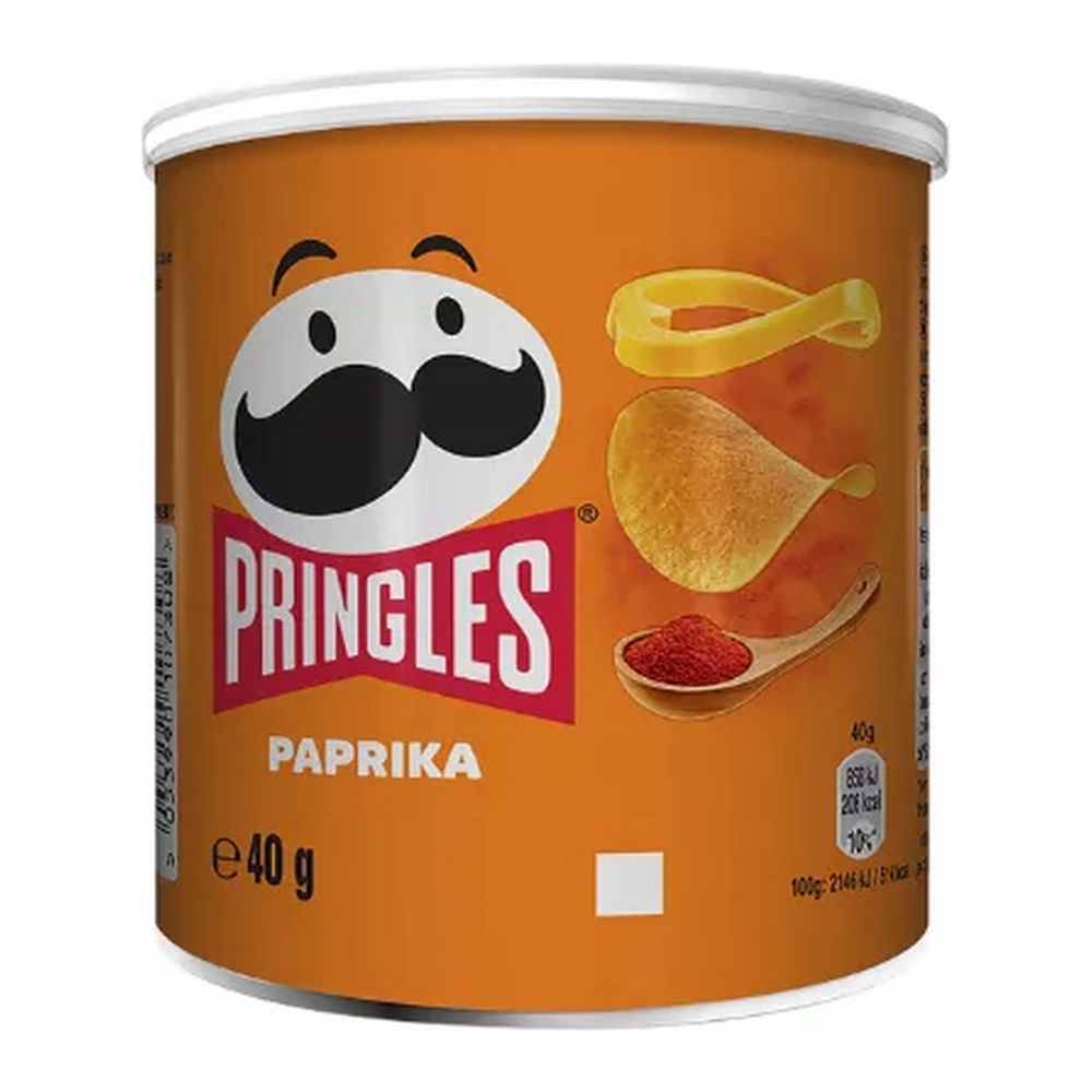 Pringles Paprika 40g mini snack chips traktatie